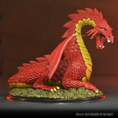 D&D Icons of the Realms: 50th Anniversary - Classic Red Dragon Boxed Miniature