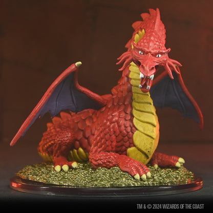 D&D Icons of the Realms: 50th Anniversary - Classic Red Dragon Boxed Miniature