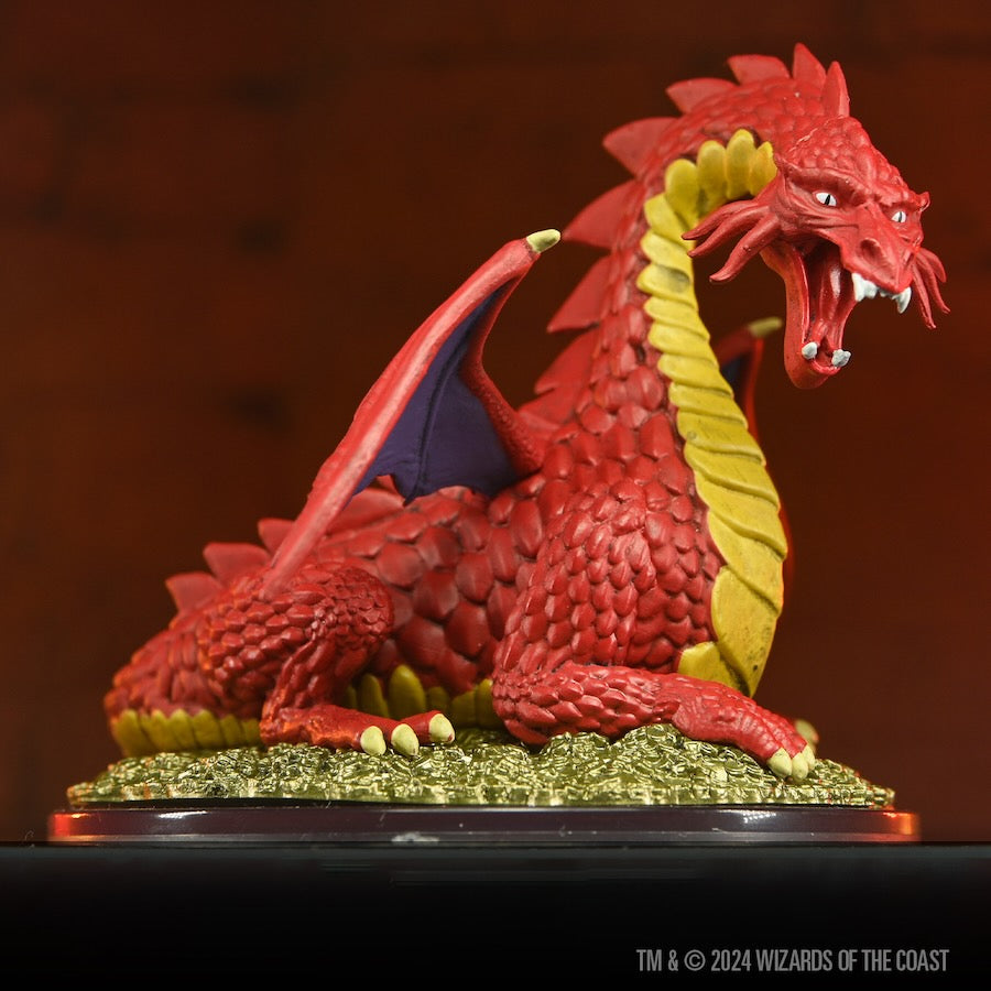 D&D Icons of the Realms: 50th Anniversary - Classic Red Dragon Boxed Miniature