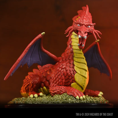 D&D Icons of the Realms: 50th Anniversary - Classic Red Dragon Boxed Miniature