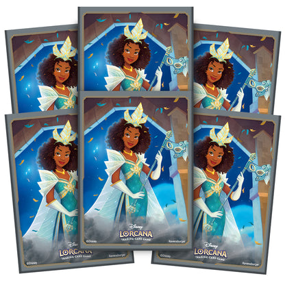 Shimmering Skies: Tiana Card Sleeves for Disney Lorcana TCG