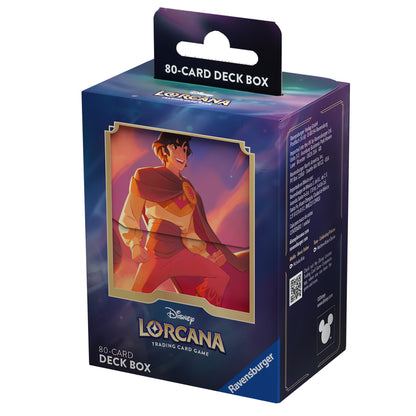 Shimmering Skies: Aladdin Deck Box for Disney Lorcana TCG