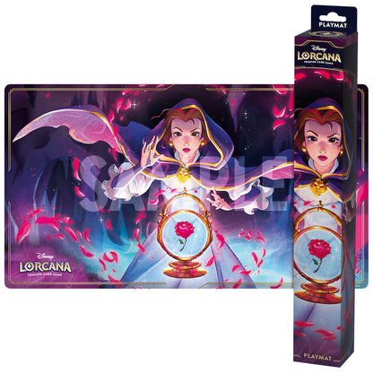 Shimmering Skies: Belle Playmat for Disney Lorcana TCG