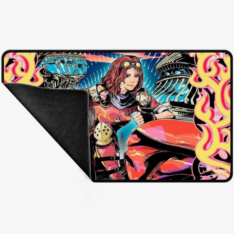 Aetherdrift Chandra, Spark Hunter AR Enhanced Playmat for Magic: The Gathering