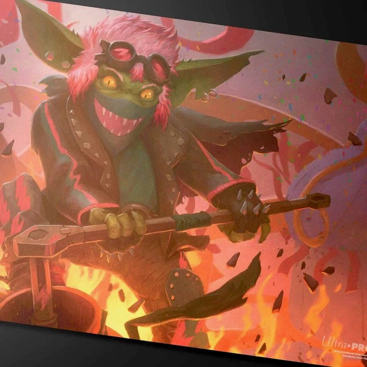 Aetherdrift Redshift, Rocketeer Chief Playmat for Magic: The Gathering