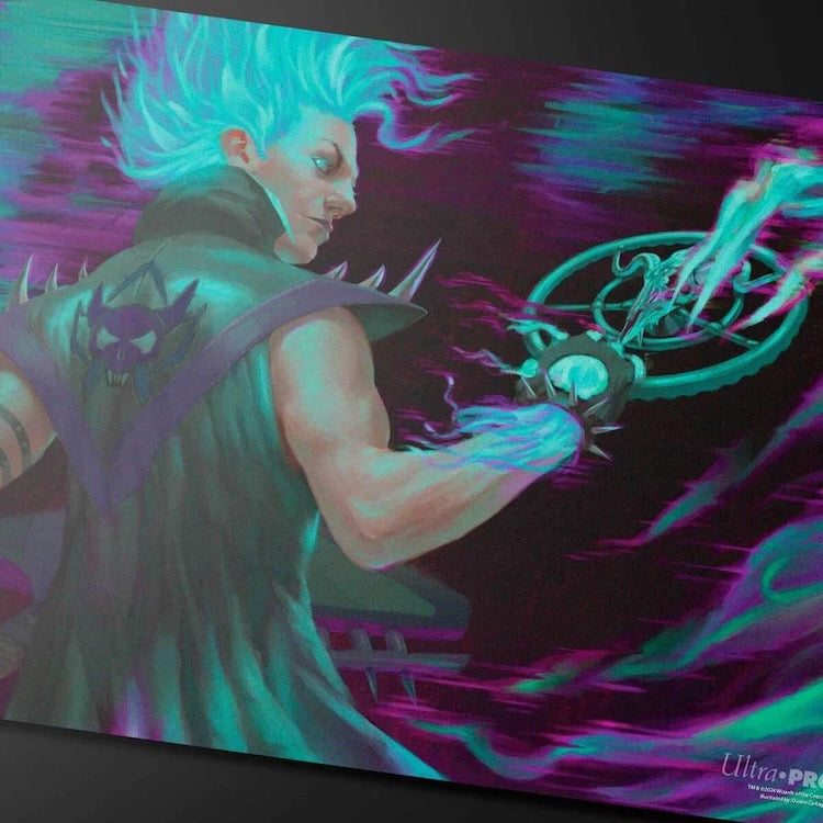 Aetherdrift Winter, Cursed Rider Playmat for Magic: The Gathering