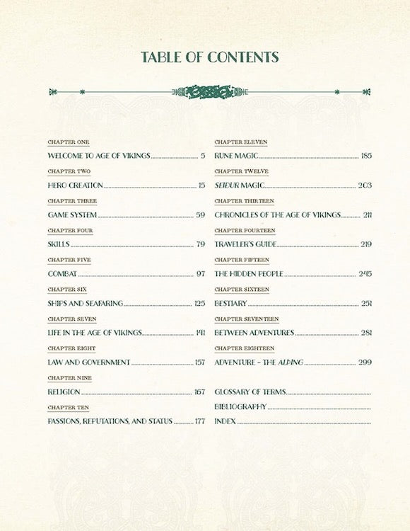 Age of Vikings: Core Rulebook - Hardcover