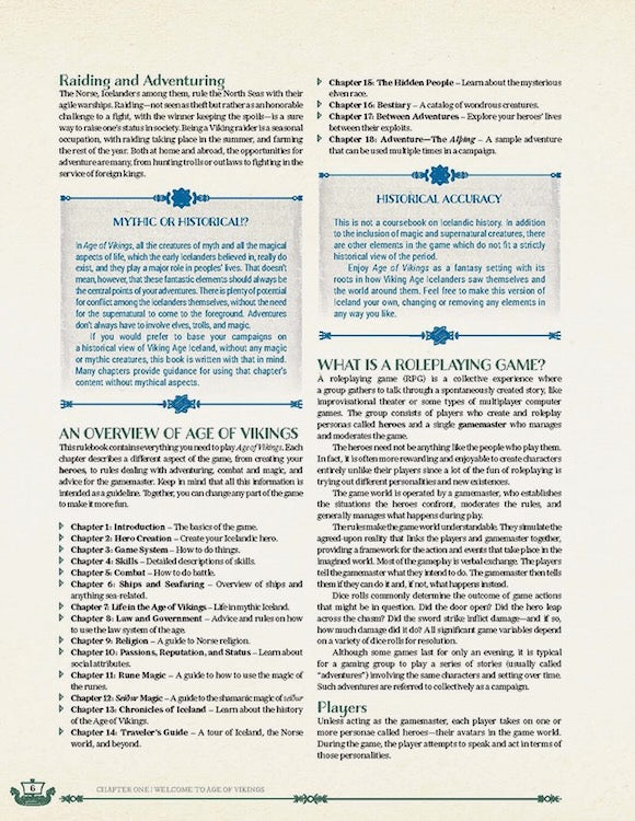 Age of Vikings: Core Rulebook - Hardcover