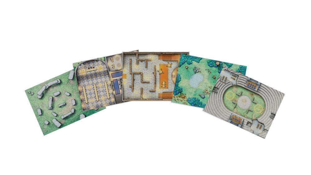 [PREORDER 1 SEPTEMBER] Arcana Unleashed: Map Pack (Dungeons & Dragons)