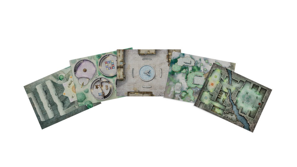 [PREORDER 1 SEPTEMBER] Arcana Unleashed: Map Pack (Dungeons & Dragons)