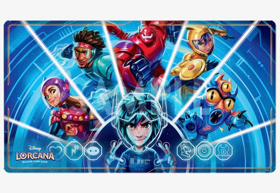 lorcana big cards Ravensburger Disney TCG: Archazia's Island Playmat Featuring Hero 6 - We Could Be Immortals | Protects | Versatile Game, Desk, or Mouse Pad Ward (Opponents cant choose this character except to challenge.) Disney Lorcana Cards, Decks &