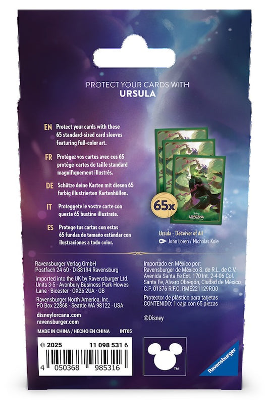 Archazia's Island: Ursula - Deceiver of All Sleeves for Disney Lorcana TCG