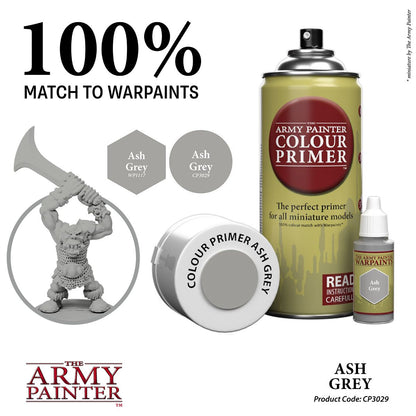 Army Painter Colour Primer: Ash Grey 400ml