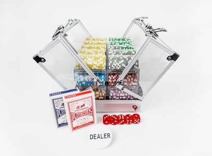 Australiana Clay Poker Set - 600 Chips