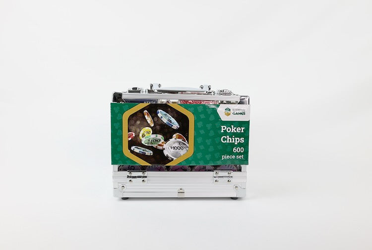 Australiana Clay Poker Set - 600 Chips