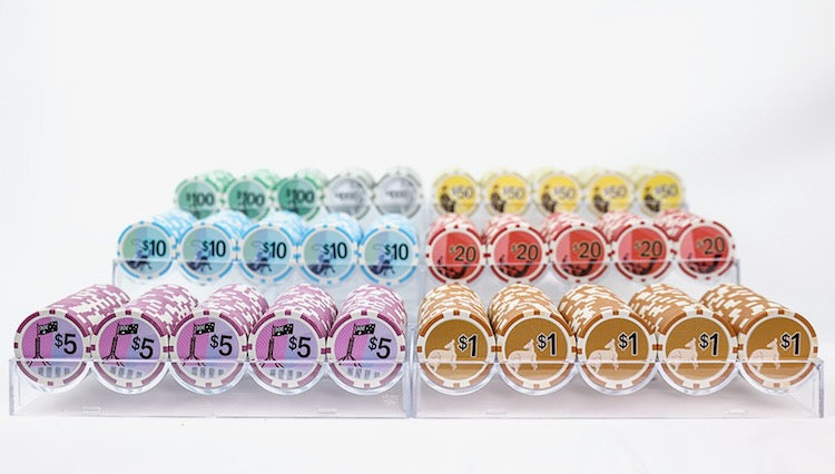 Australiana Clay Poker Set - 600 Chips