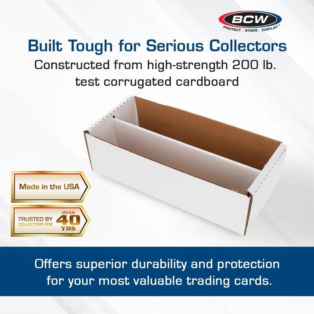 BCW 1600 Count Shoe Sized Storage Box (In Store Pickup Only)