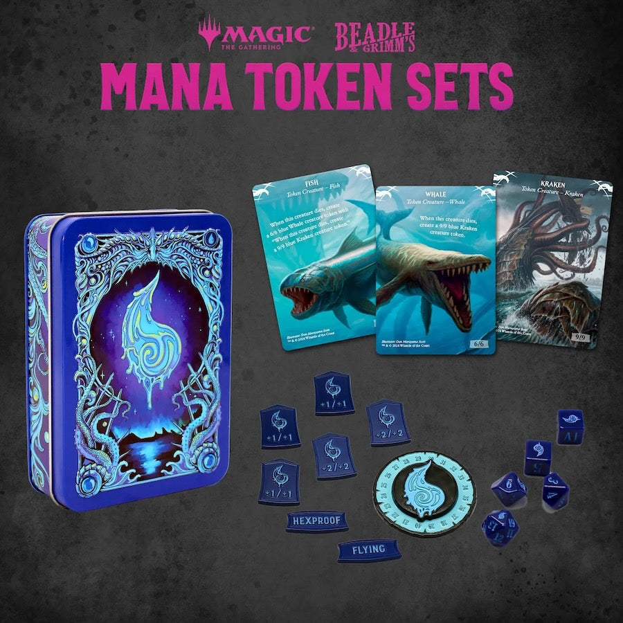 Beadle & Grimms: Blue Mana Token Set