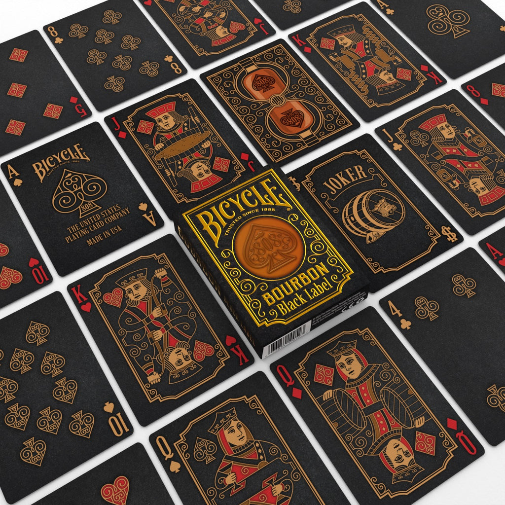 Bicycle Bourbon, Black Label Playing Cards