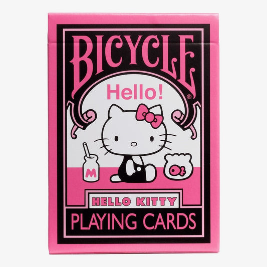 Bicycle Hello Kitty Playing Cards (Black & Pink)