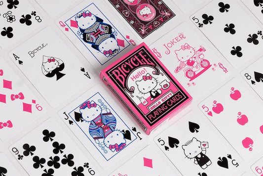 Bicycle Hello Kitty Playing Cards (Black & Pink)