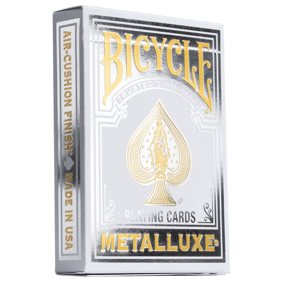 Bicycle Metalluxe Silver 2023 Playing Cards