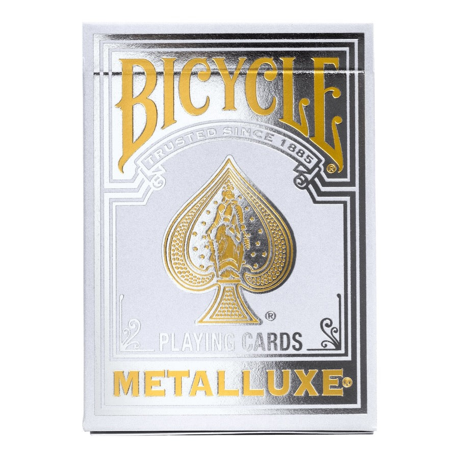 Bicycle Metalluxe Silver 2023 Playing Cards