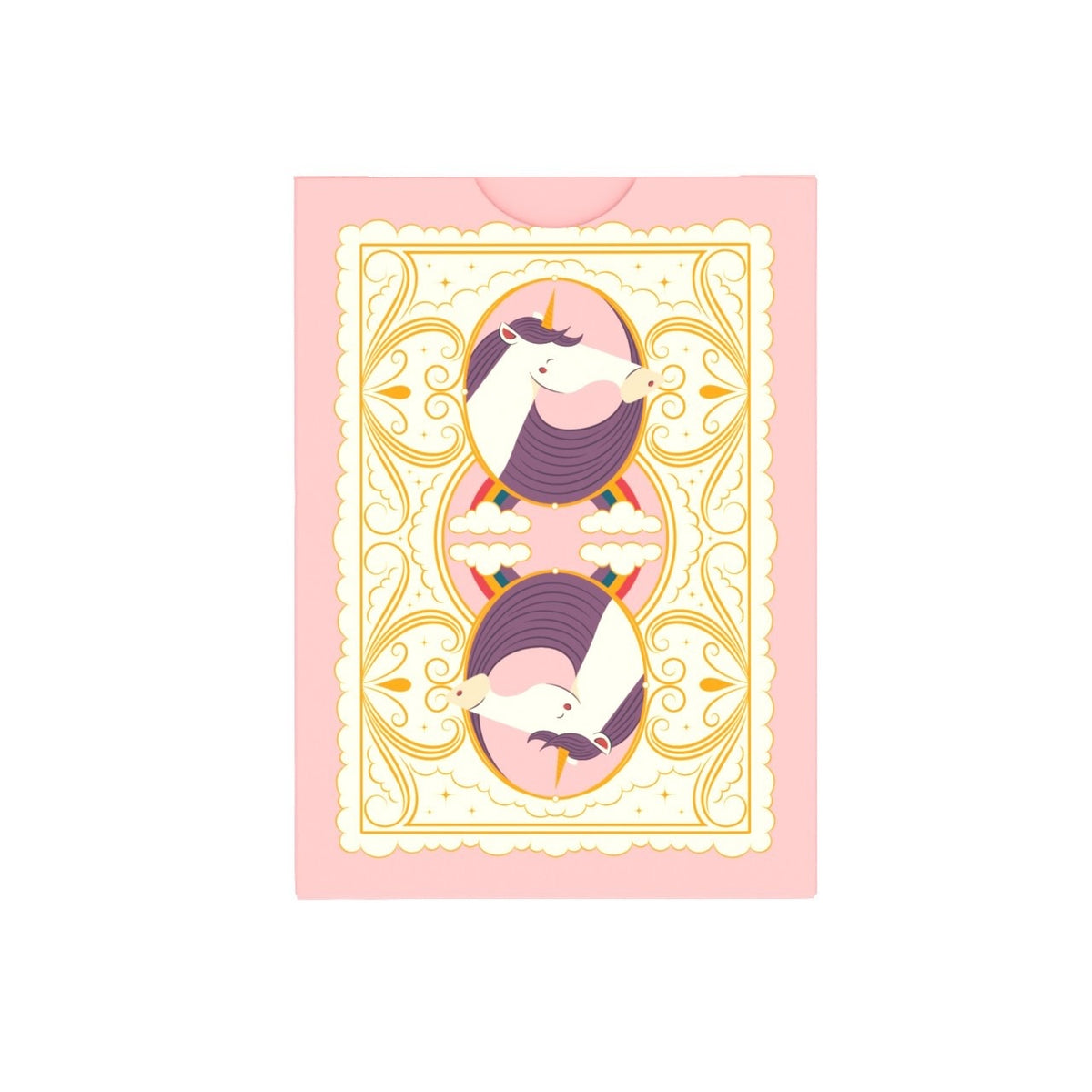 Bicycle Pink Unicorn Playing Cards