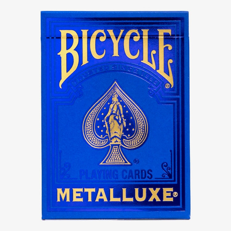 Bicycle Playing Cards: Metalluxe Blue Cobalt