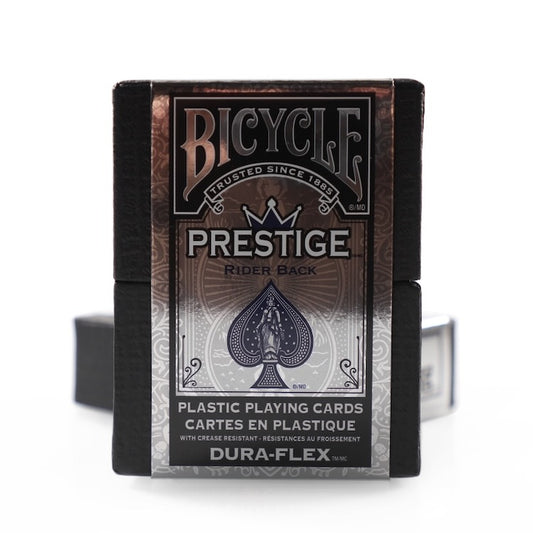 Bicycle Prestige Plastic Playing Cards with Premium Carrying Case (Blue)