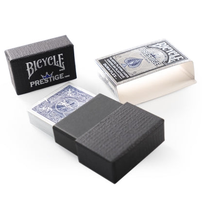 Bicycle Prestige Plastic Playing Cards with Premium Carrying Case (Blue)