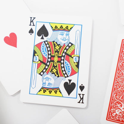 Bicycle Prestige Plastic Playing Cards with Premium Carrying Case (Red)