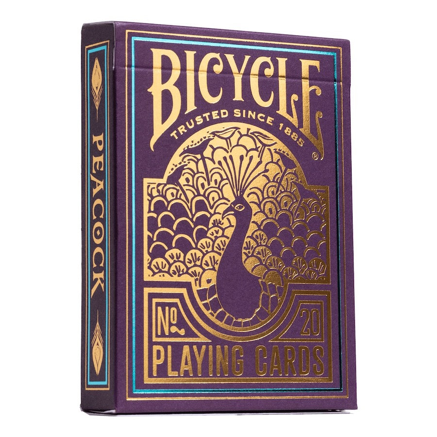 Bicycle Purple Peacock Playing Cards