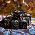 Black Glitter MTG Positive Counter Dice (12mm Single)