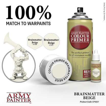 Army Painter Colour Primer: Brainmatter Beige 400ml