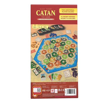CATAN Board Game (Base Game) 5-6 Player Extension: 6th Edition
