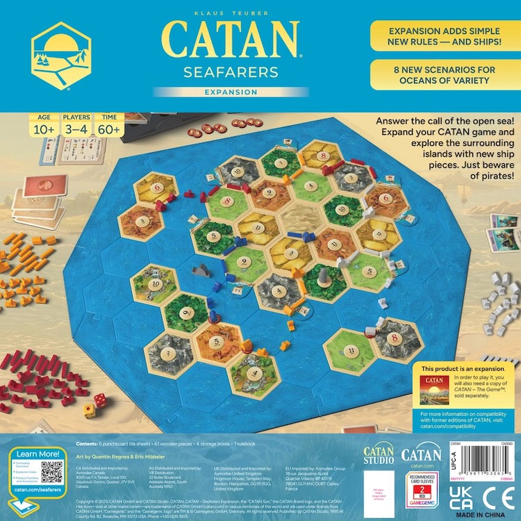 CATAN Seafarers Expansion: 6th Edition