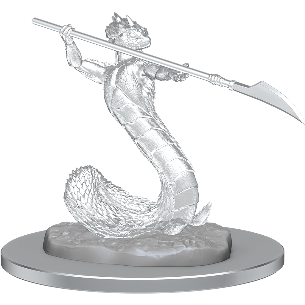 Critical Role Unpainted Miniatures: Serpentfolk & Serpentfolk Ghost