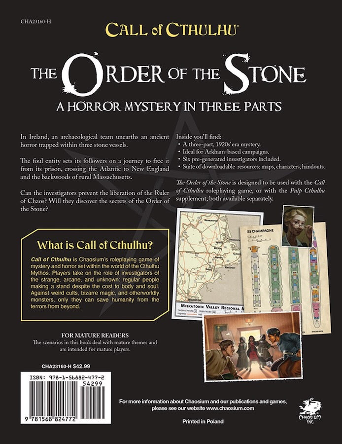 Call of Cthulhu: The Order of the Stone