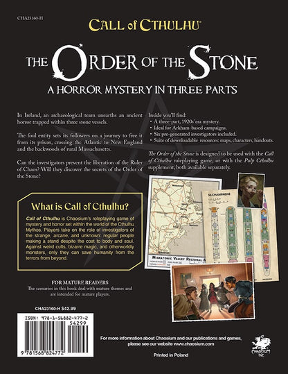 Call of Cthulhu: The Order of the Stone