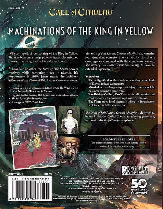 Call of Cthulhu: The Sutra of Pale Leaves - Carcosa Manifest