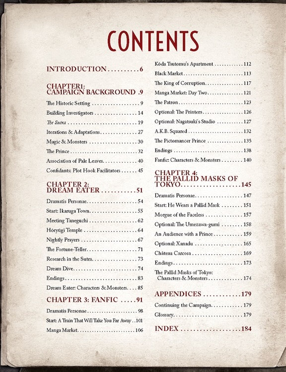 Call of Cthulhu: The Sutra of Pale Leaves - Twin Suns Rising