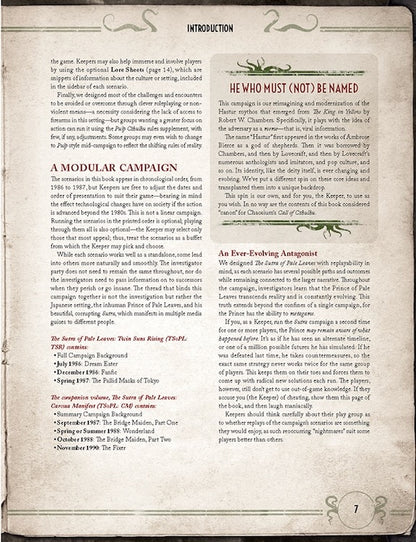 Call of Cthulhu: The Sutra of Pale Leaves - Twin Suns Rising