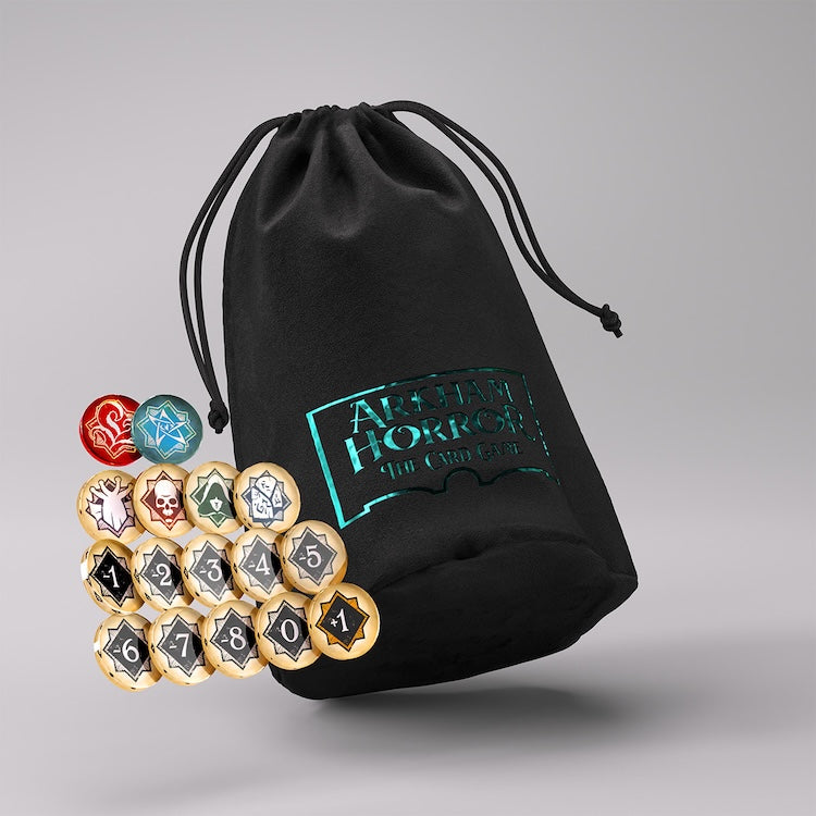 Chaos Tokens & Bag - Gamegenic Accessories (Arkham Horror: The Card Game)