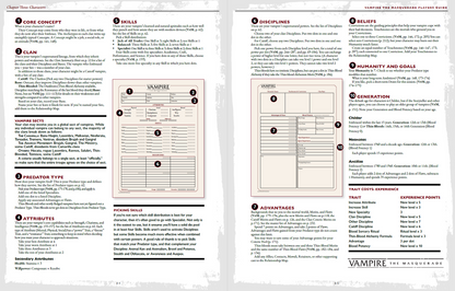 Vampire: The Masquerade 5th Edition Roleplaying Game Players Guide