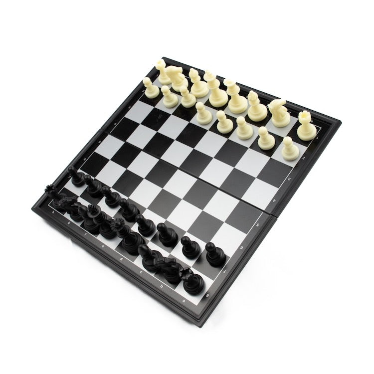 Classic Plastic Magnetic Travel Chess Set 20cm Foldable Board