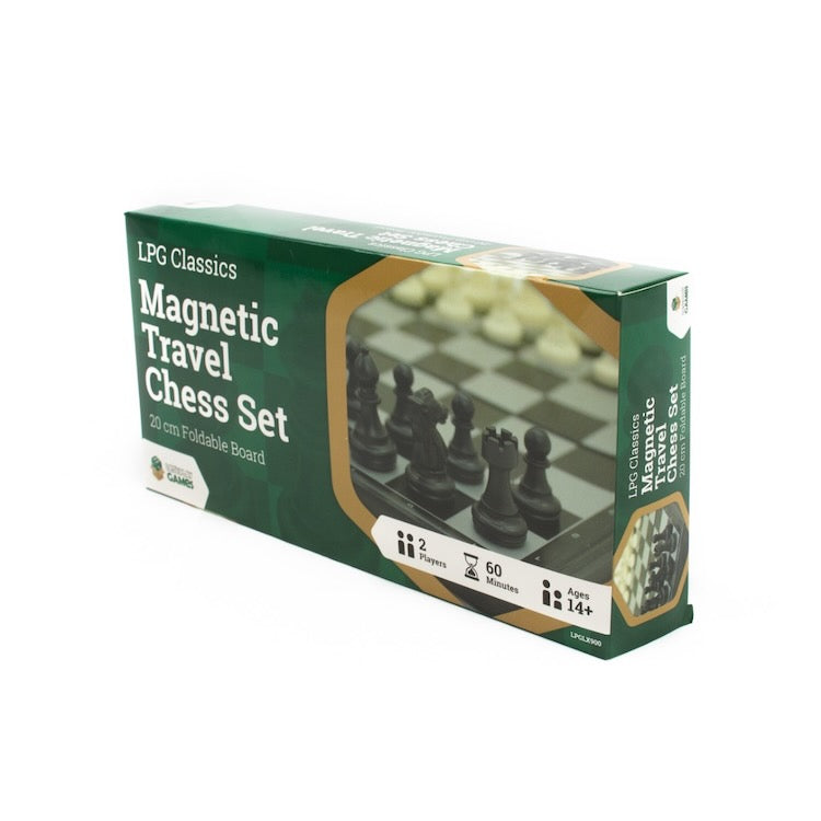 Classic Plastic Magnetic Travel Chess Set 20cm Foldable Board