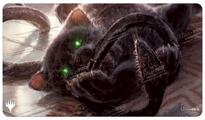 Commander Legends: Battle for Baldur's Gate Displacer Kitten Standard Gaming Playmat for Magic: The Gathering