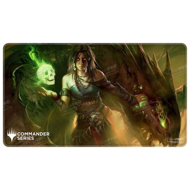 Commander Series #7 - Meren of Clan Nel Toth Stitched Playmat for Magic: The Gathering