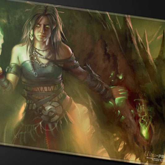 Commander Series #7 - Meren of Clan Nel Toth Stitched Playmat for Magic: The Gathering